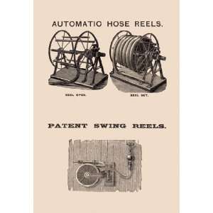  Automatic Hose Reels and Patent Swing Reels 16X24 Giclee 