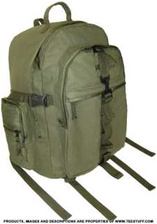 Military Backpack Bag Rucksack School Book OD Green 15G  