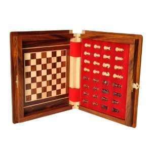  The House of Staunton Small Chess Book  Travel Chess Set 