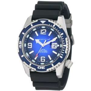   Timer for Scuba Divers with Blue Dial & Black Hyper Rubber Band