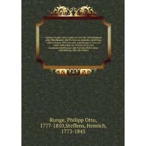    Philipp Otto, 1777 1810,Steffens, Henrich, 1773 1845 Runge Books