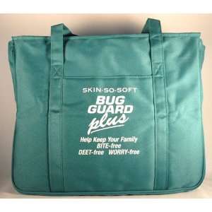  AVON Skin So Soft Bug Guard Plus Green Tote Bag 