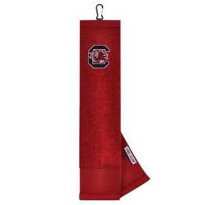 South Carolina Gamecocks NCAA Embroidered Tri Fold Towel  