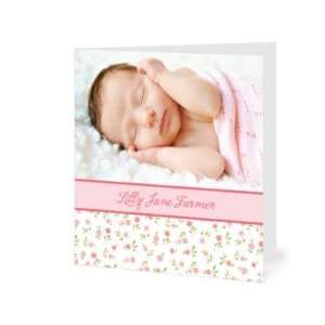  Girl Birth Announcements   Clustered Blooms By Petite Alma Baby