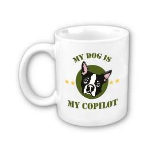  MY DOG IS MY COPILOT Coffee Mug 