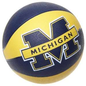   NCAA Official Size Rubber Basketball Michigan