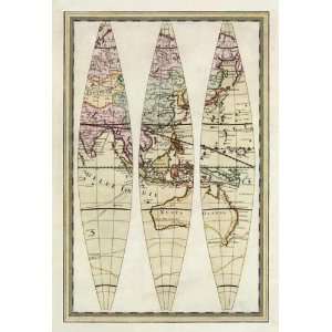  Globo Terrestre III, 1792 Arts, Crafts & Sewing