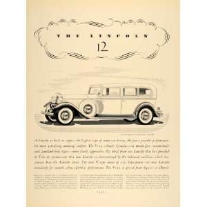   Car Willoughby Limousine   Original Print Ad