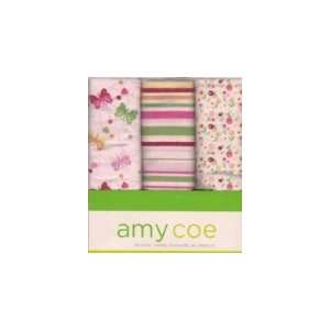  Amy Coe Bloom 3 Pack Flannel Baby Blankets Baby Girl 
