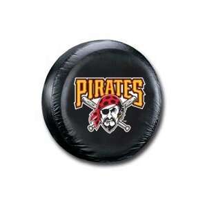  Pittsburgh Pirates Black Tire Cover   MLB Tire Covers 