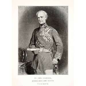  1900 Print Sir John Colborne Lord Seaton Field Marshal 
