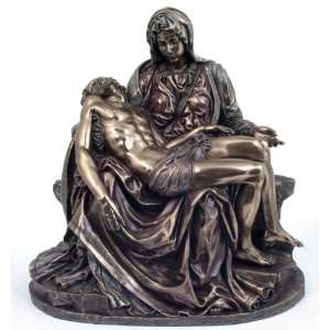  Figurine Pieta Cold Cast Bronze