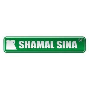   SHAMAL SINA ST  STREET SIGN CITY EGYPT