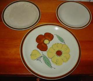  topaz stoneware plate lot i got these from an estate sale cleanout