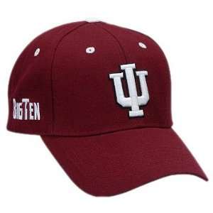  NCAA Indiana Hoosiers Adult Adjustable Hat, Crimson 