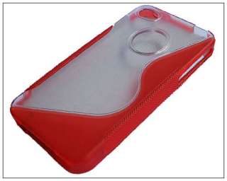 10 colorful Soft TPU Bumper Clear Hard case cover f Iphone 4 4G 4S 