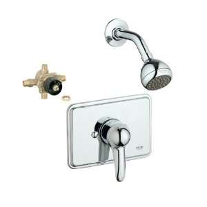  GROHE Talia Starlight Chrome 1 Handle Shower Faucet with 