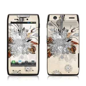  Fall Floral Design Protective Skin Decal Sticker for Motorola Droid 