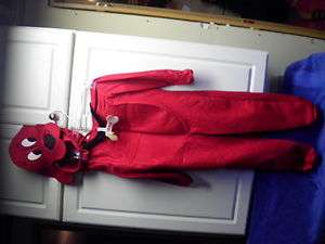 CLIFFORD THE BIG RED DOG CHILDRENS COSTUME SIZE 4   6  