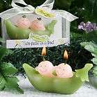 100 Two Peas in Pod Candle Twin Shower Favor Baby Showe