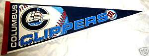 COLUMBUS CLIPPERS 1999 FULL SIZE PENNANT   RARE VG  