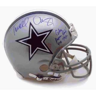  Terrell Owens Autographed Helmet   with POPCORN/4 TDS 
