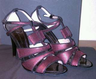 NEW $965 PROENZA SCHOULER Sequined High Heel Sandals #OI9003 Italy 39 