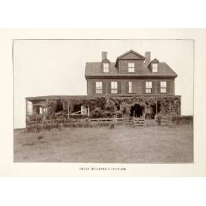 1914 Print Celia Thaxters Cottage Residence Appledore Island Shoals 