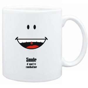Mug White  Smile if youre combative  Adjetives  Sports 