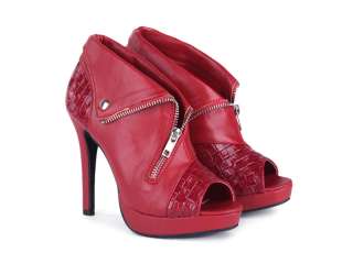 New Fashion Stylish Ladies Python Pattern Peep Toe Stiletto Heel Pump 