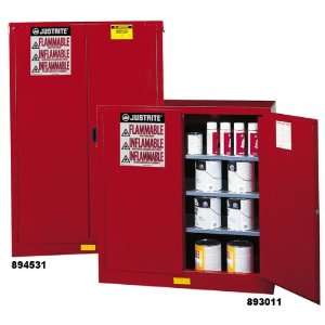  JUSTRITE Safety Cabinets for Combustibles   2 Door Manual 