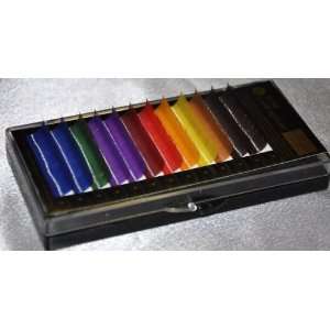 Eyelash Extension Blink Rainbow Colored Mink C .15 X 13mm Lashes