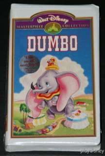 Walt Disney Masterpiece   Dumbo VHS BRAND NEW & SEALED 012257024036 