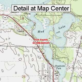  USGS Topographic Quadrangle Map   Park Rapids, Minnesota 