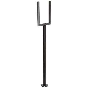 Rubbermaid Commercial Steel Smokers Station In Ground Pole Mount with 