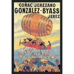  Vintage Art Conac Jerezano Gonzales Byass   01505 5
