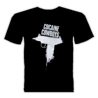 Cocaine Cowboys Gun Logo Movie T Shirt All Sizes  