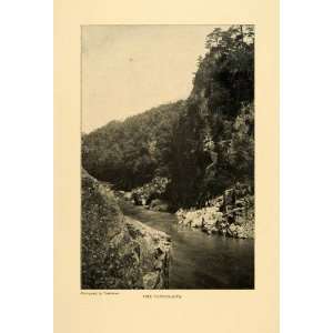  1903 Print Tenyugawa Japan Tamamura River Tone Tonegawa 