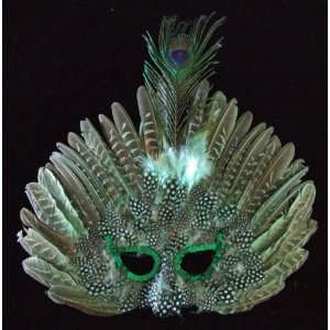   Masquerade Costume Feather Mask Party Halloween Prom 