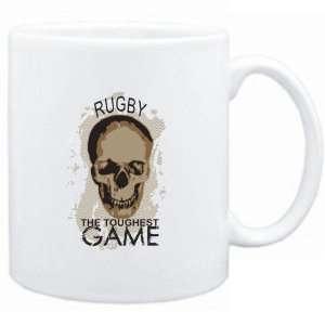 Mug White  Rugby the toughest game  Sports  Sports 