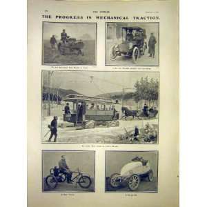    Car Mercedes Motor Sleigh Tricycle Plough Ivel 1903