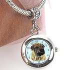 Shar Pei Dog Silver Bracelet European Bead Watch EBA95