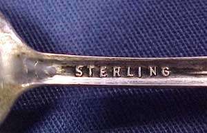 Buffalo Bill Colorado Sterling Silver Souvenier Spoon  