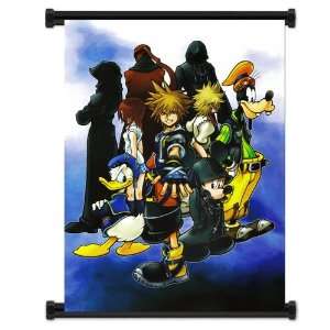  Kingdom Hearts Game Fabric Wall Scroll Poster (16x21 