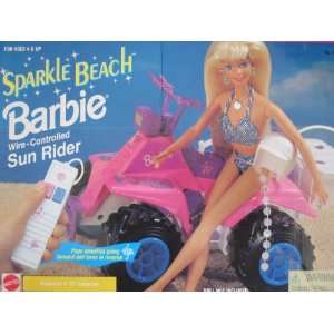  Sparkle Beach BARBIE SUN RIDER ATV Wire Controlled Vehicle 