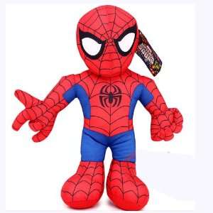  13in Tall Spiderman Plush   Superhero Stuffed Toys Toys & Games