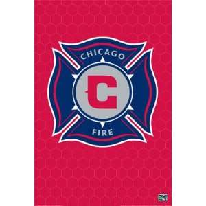 Chicago Fire MLS Logo Poster Print 