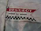 Vintage Peugeot Record Du Monde Promotional Flag bicycl