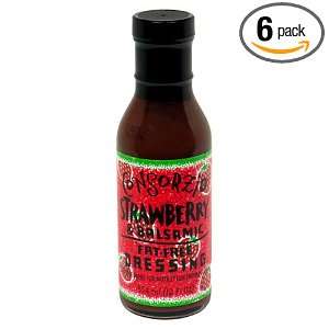 Consorzio Dressings, Strawberry Balsamic, 12 Ounce Bottles (Pack of 6 