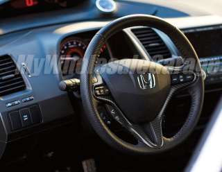 Carbon Fiber Steering Wheel Trim Cover Civic 06 2011 Coupe & Sedan Si 
